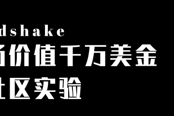 Handshake: 一场价值千万美金的社区实验