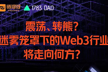 链得得 x 1783DAO私享会｜震荡、转熊？迷雾笼罩下的Web3行业，将走向何方？