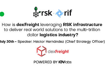 dexFreight CSO和联合创始人，直播分享未来区块链+物流的改变