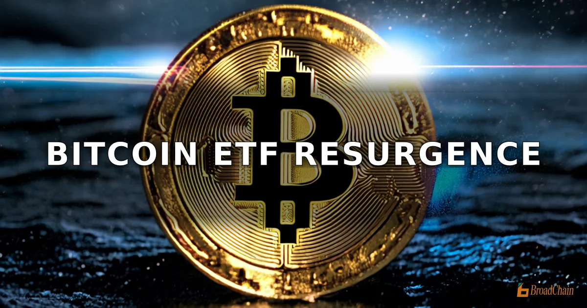 美国比特币现货ETF连续两周录得净流入，为近五个月来首次