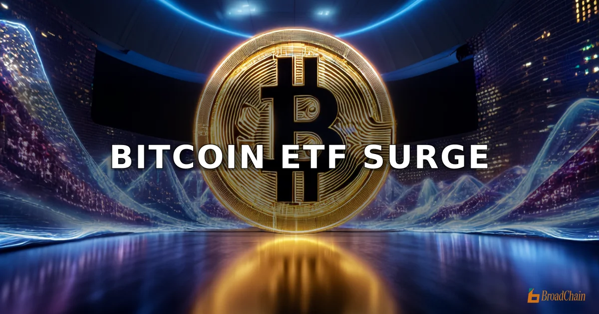 美国现货比特币ETF连续五天流入资金，创2026年新高