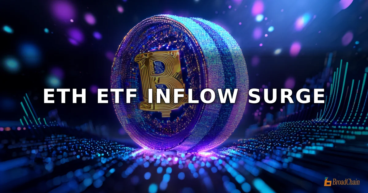 4月17日以太坊现货ETF净流入1.27亿美元，富达FETH以8413万美元居首