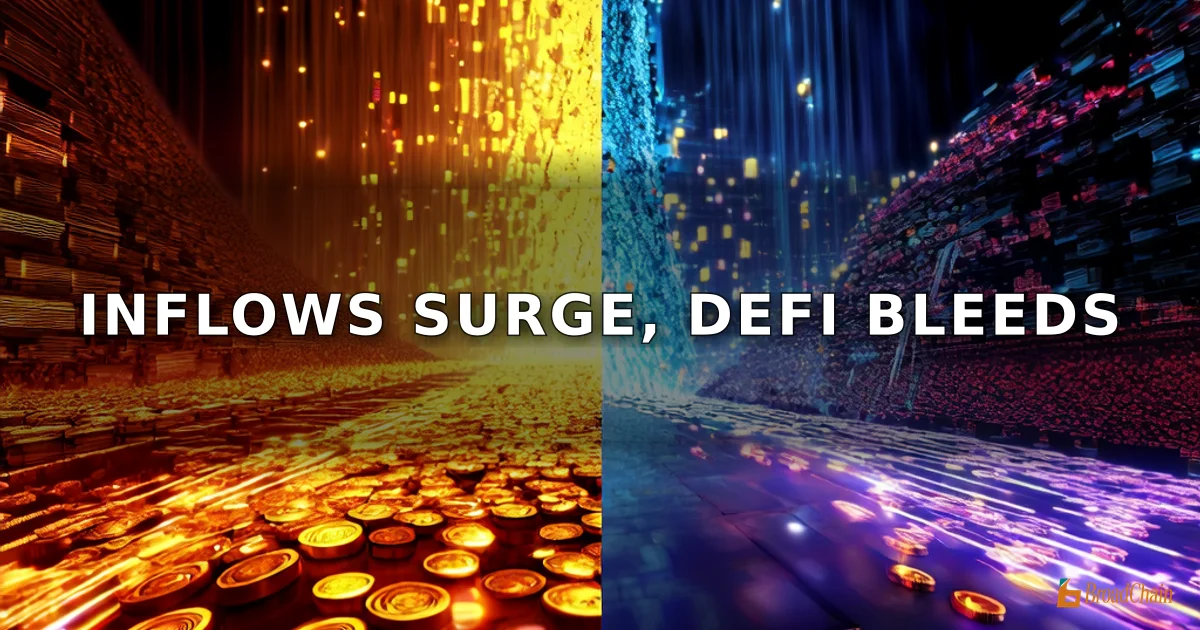 数字资产投资产品上周净流入14亿美元创1月以来新高，DeFi三周损失超6亿美元