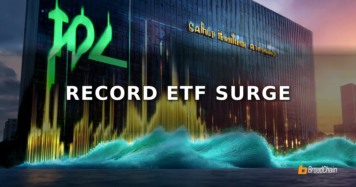 美股ETF日均流入创75亿美元纪录，加密市场风险偏好回升